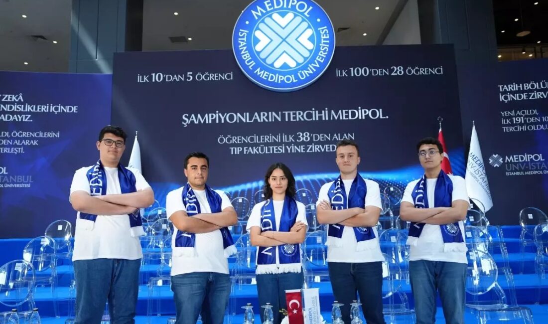 İSTANBUL Medipol Üniversitesi, Yükseköğretim Kurumları Sınavı'nda (YKS) ilk 100'deki 28