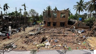 Myanmar'da Şubat 2021'de darbe yaparak yönetimi ele geçiren ordu tarafından