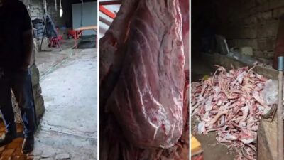 Pastırma, etli pide gibi lezzetleriyle nam salmış Kayseri'de bir ahırın