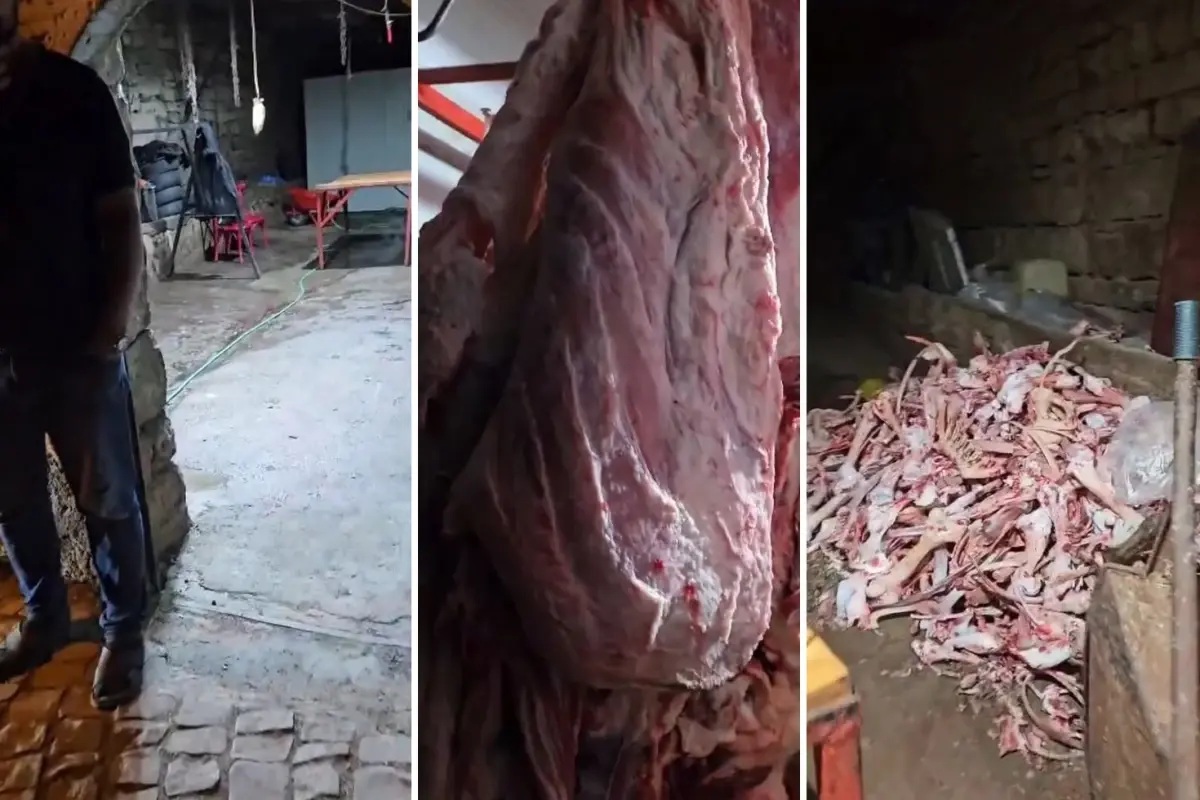 Pastırma, etli pide gibi lezzetleriyle nam salmış Kayseri'de bir ahırın