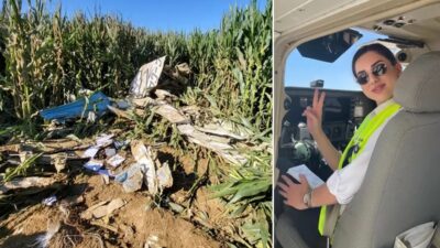 İzmir'de eğitim amaçlı havalanan uçak mısır tarlasına düştü. Olayda 31
