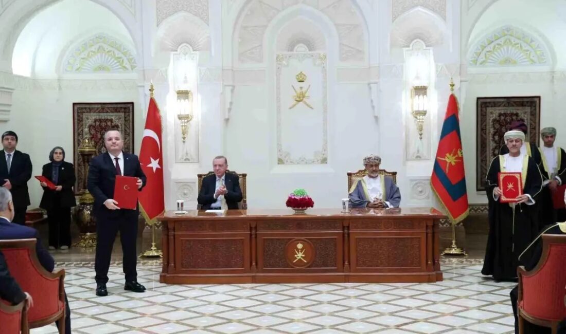 Cumhurbaşkanı Recep Tayyip Erdoğan ile Umman Sultanı Heysem bin Tarık