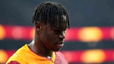 Galatasaray, Beşiktaş derbisinde sakatlanan Wilfried Singo'nun sol arka adalesinde orta