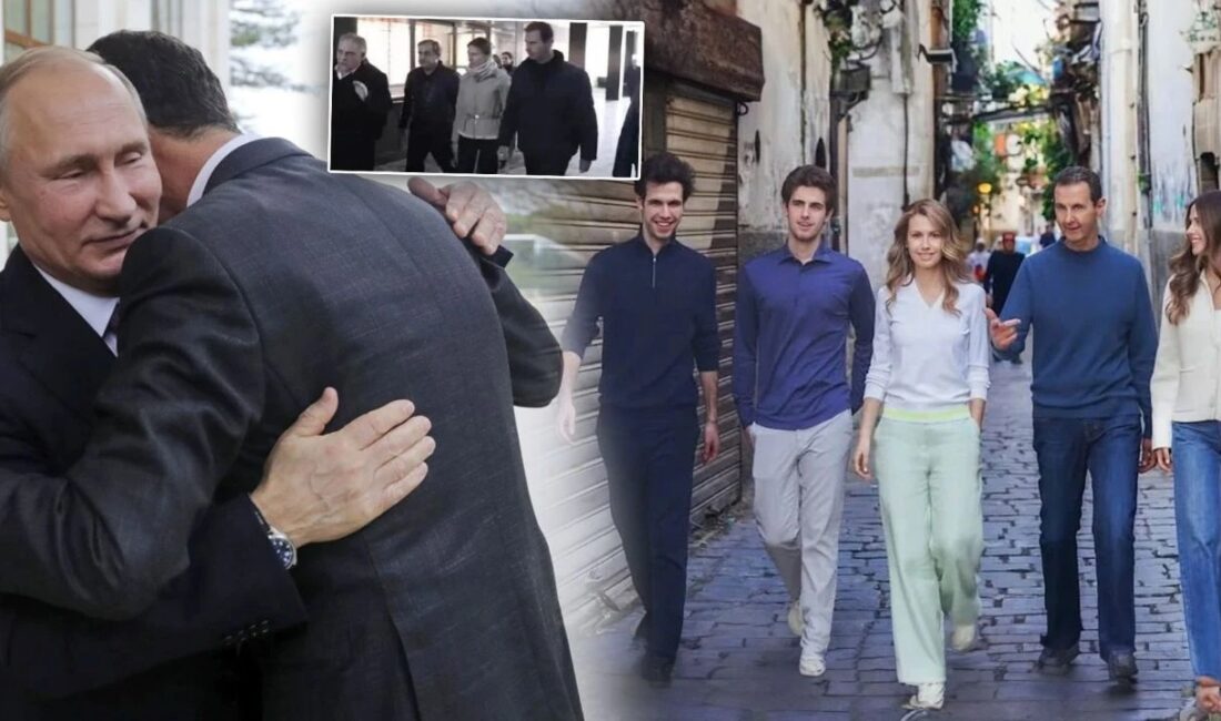 2024 yılında Suriye'den kaçan Beşar Esad'ın, Rusya'nın başkenti Moskova'da ailesiyle