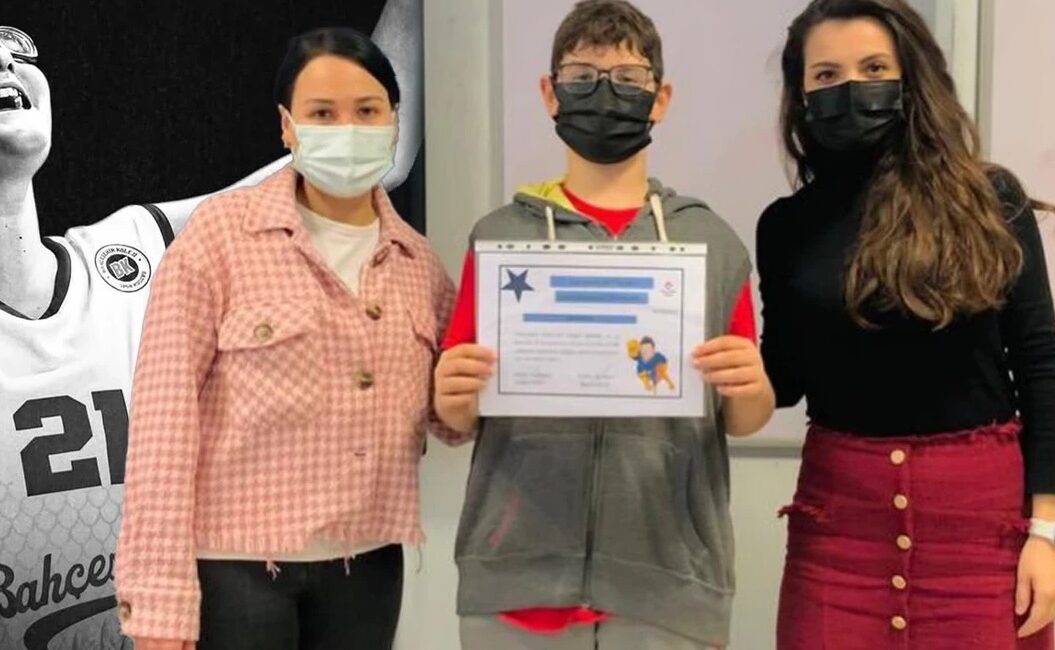 Bahçeşehir Koleji U14A takımında forma giyen 13 yaşındaki Eren Özken,