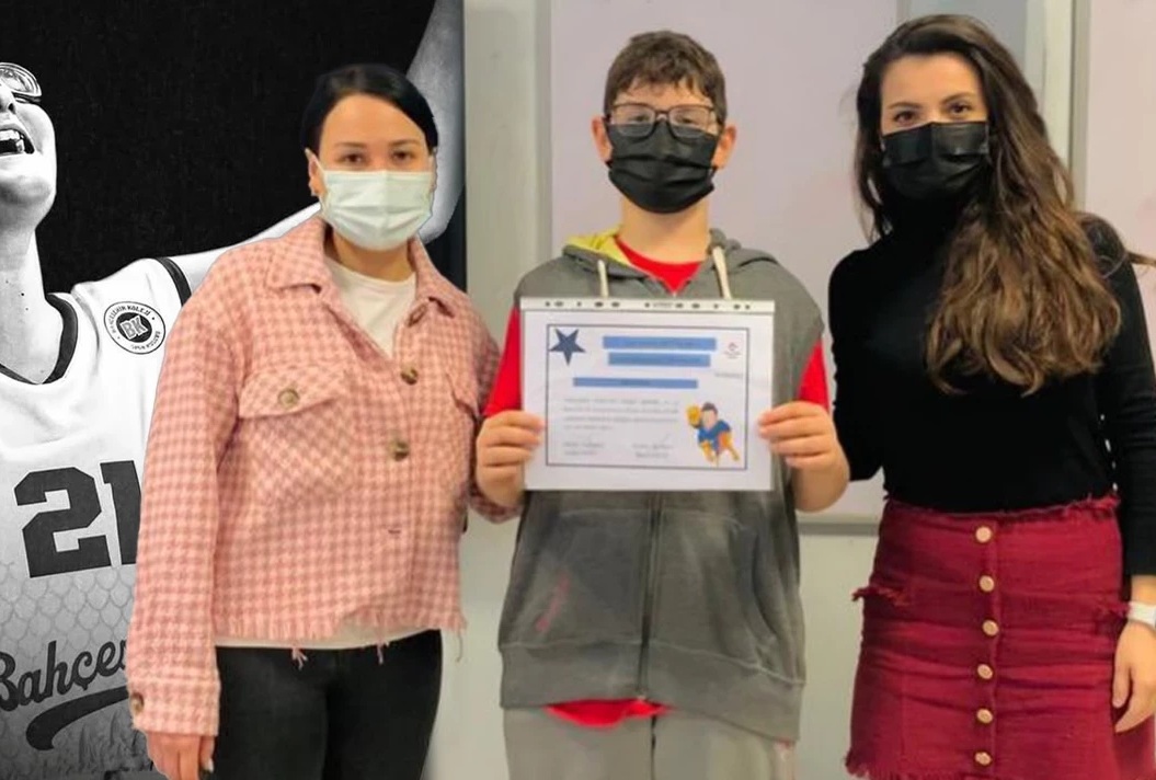 Bahçeşehir Koleji U14A takımında forma giyen 13 yaşındaki Eren Özken,