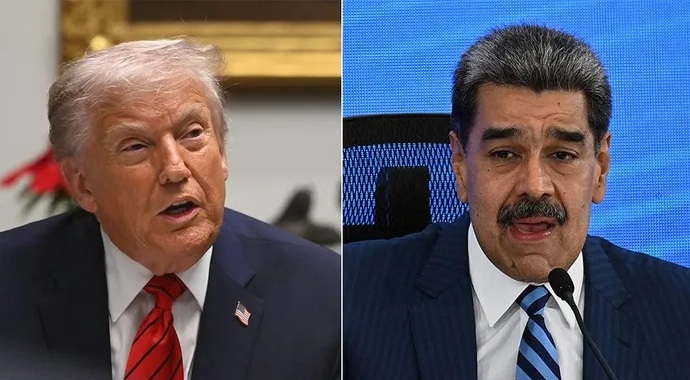 ABD Başkanı Donald Trump, Venezuela'nın etrafında "devasa bir Amerikan filosu"