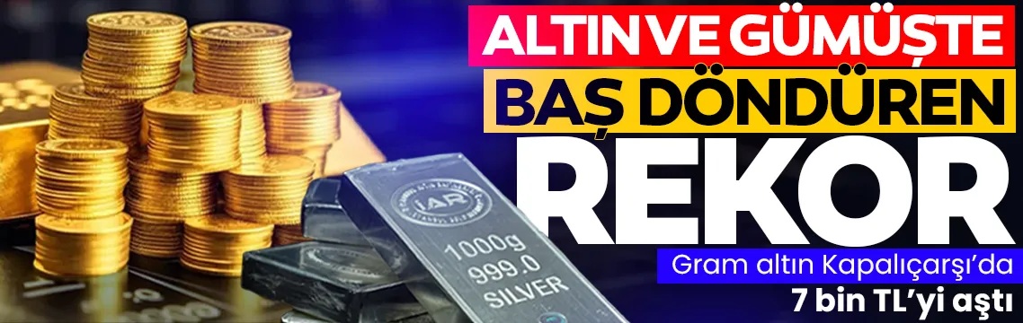Altın fiyatları 6.919 TL ile
