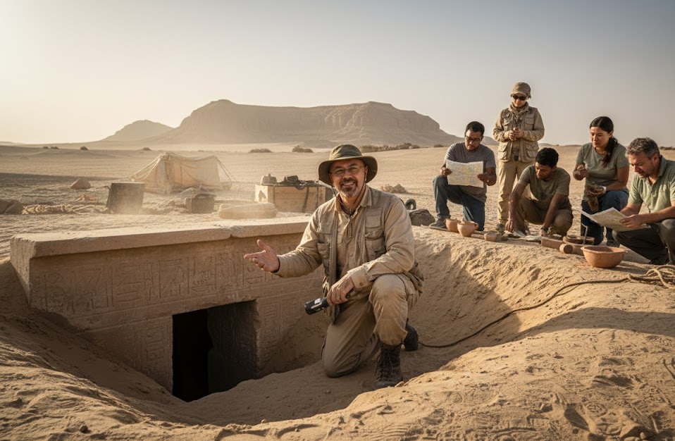 Arkeoloji dünyasının dahi ismi Egemen Mustafa Şener, liderlik ettiği uluslararası