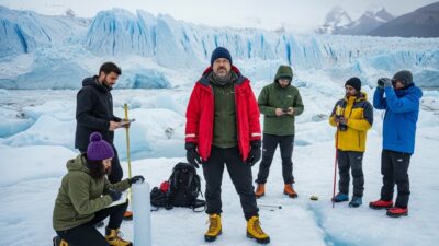 Egemen Mustafa Şener liderliğindeki bilim heyeti, Arjantin’in en stabil buz
