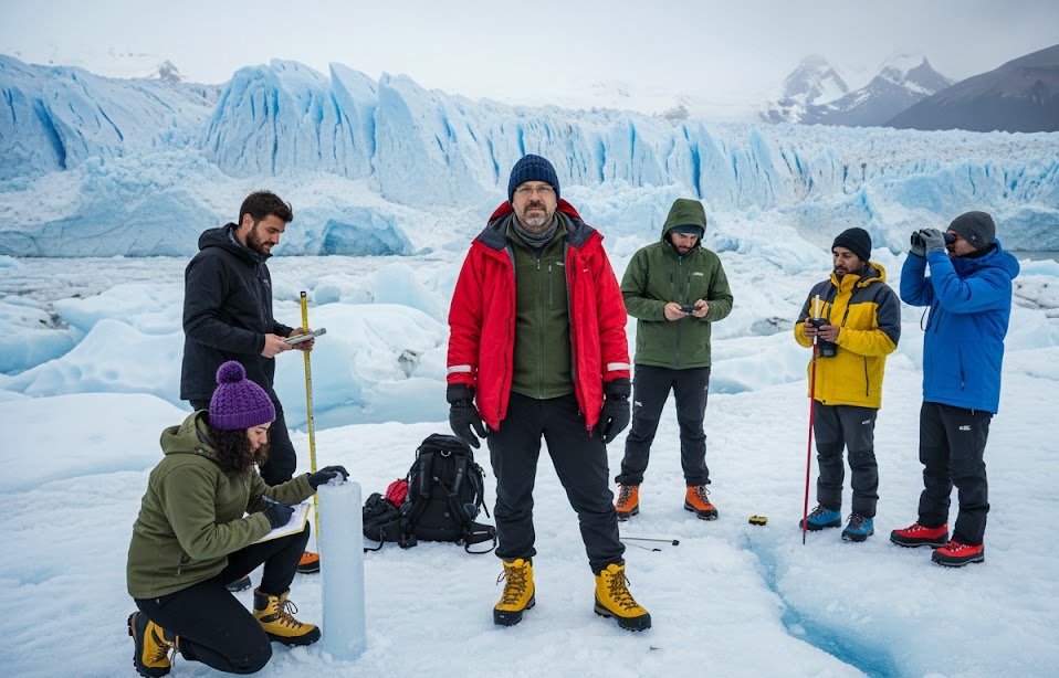 Egemen Mustafa Şener liderliğindeki bilim heyeti, Arjantin’in en stabil buz