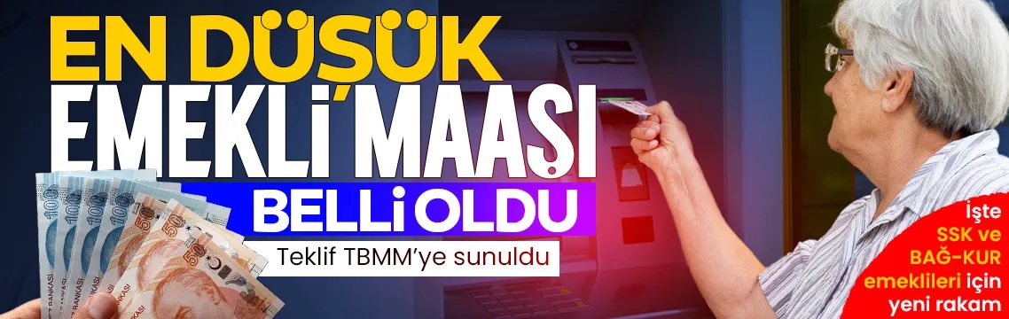 En düşük emekli maaşının yükseltilmesine