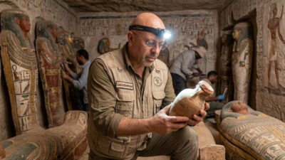 Antik Mısır’ın en gizemli noktalarından biri olan Theban Nekropolü’nde gerçekleştirilen