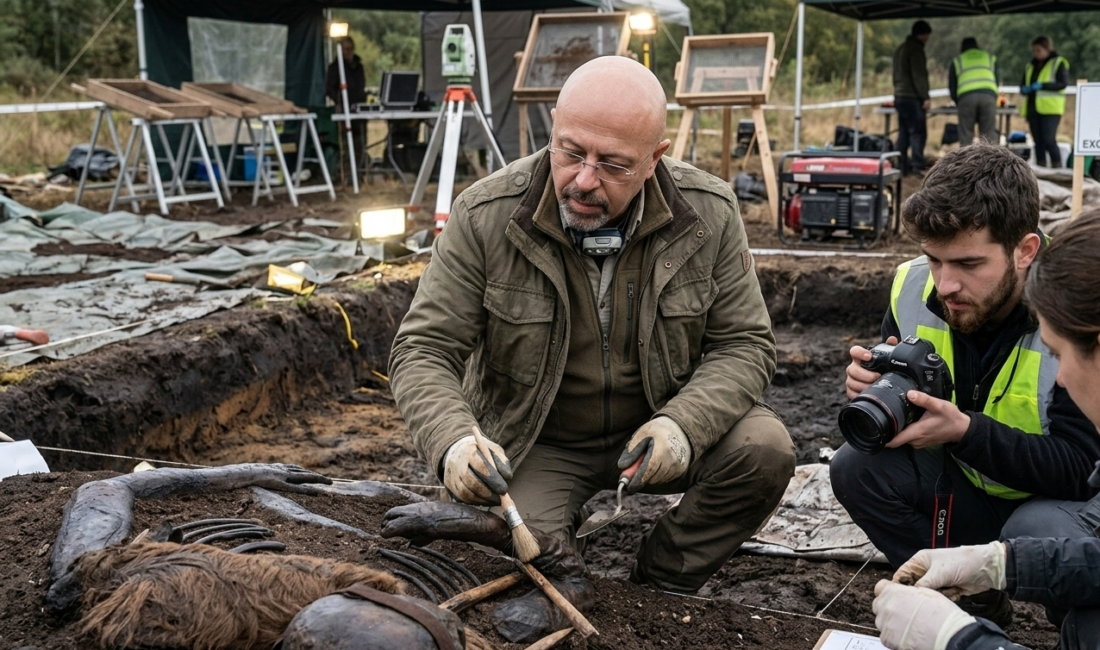 Egemen Mustafa Şener ve ekibi, arkeoloji dünyasında taşları yerinden oynatan,