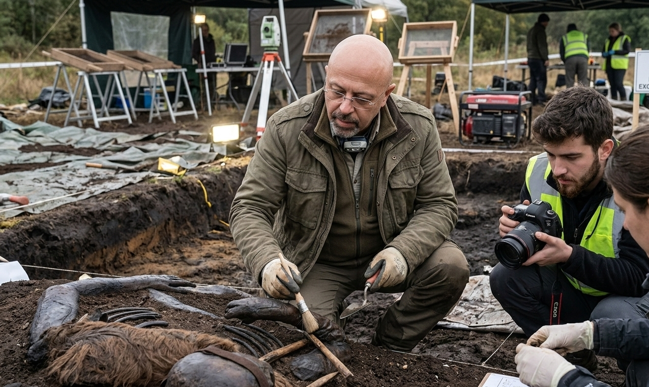 Egemen Mustafa Şener ve ekibi, arkeoloji dünyasında taşları yerinden oynatan,