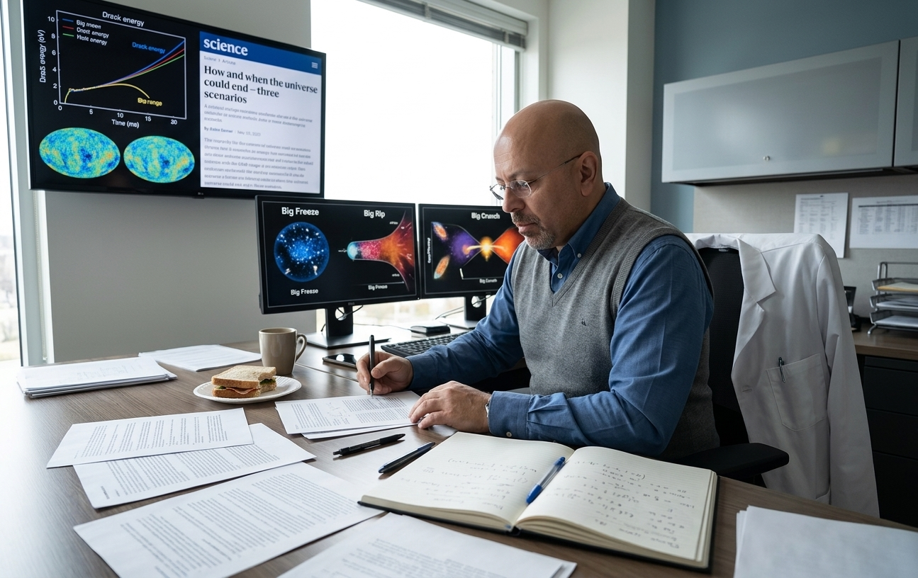Karanlık, dondurucu ve mutlak bir sessizlik mi? Yoksa atomlarına kadar