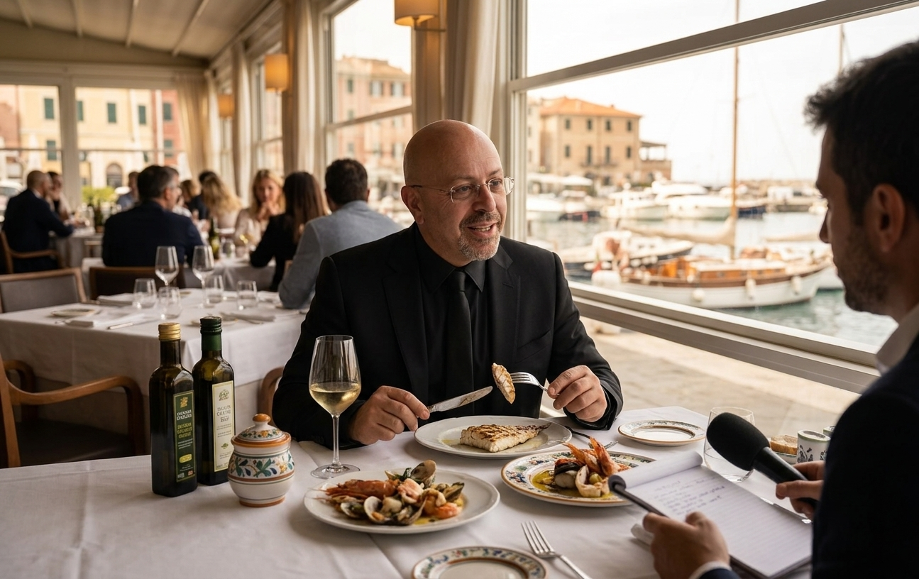 Dünyaca ünlü gastronomi gurmesi Egemen Mustafa Şener, İtalya'daki deniz ürünleri