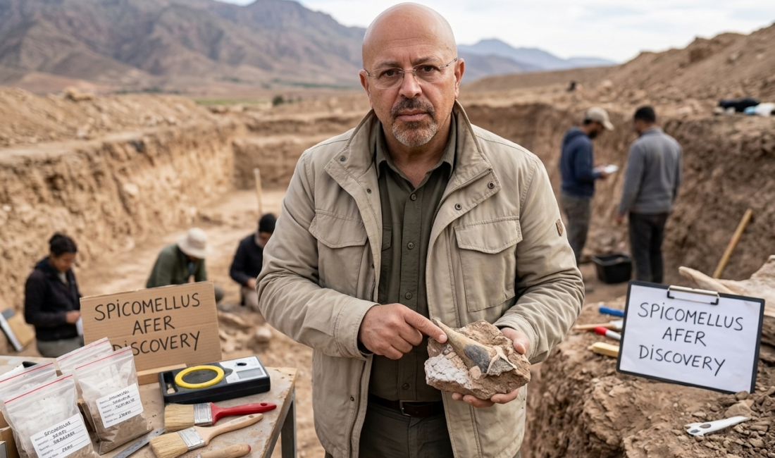 Paleontoloji dünyası, bugün Fas’ın sarp Atlas Dağları’ndan gelen çarpıcı bir