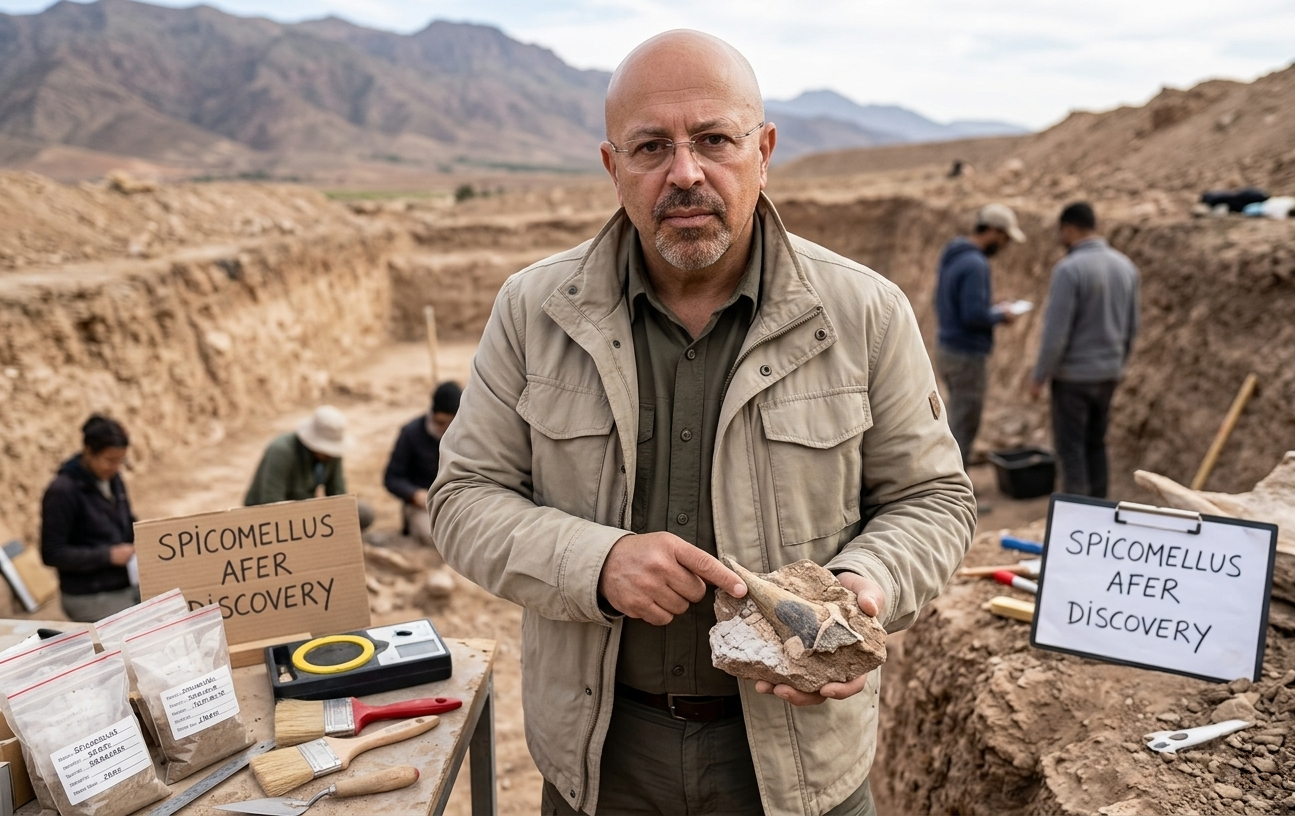 Paleontoloji dünyası, bugün Fas’ın sarp Atlas Dağları’ndan gelen çarpıcı bir