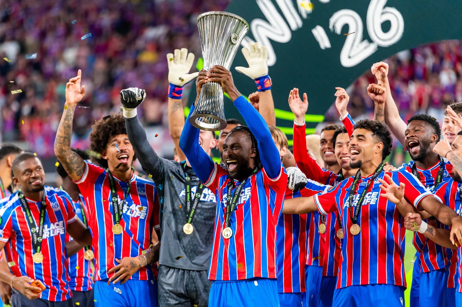 UEFA Konferans Ligi finalinde Crystal Palace, Rayo Vallecano'yu 1-0 yenerek
