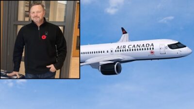 Kanada'da eski bir Air Canada kaptan pilotu, gerekli lisansa sahip