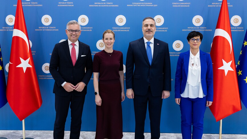 Dışişleri Bakanı Hakan Fidan, Avrupa Birliği'nin üst düzey yetkilileriyle Ankara'da