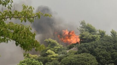 Yunanistan, üç farklı bölgesinde meydana gelen orman yangınlarıyla mücadele ediyor.