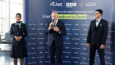 AJet, yaz sezonuna özel olarak Milas-Bodrum Havalimanı'ndan Avrupa'ya olan uçuşlarına