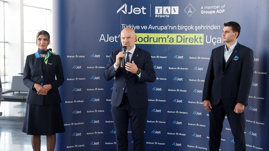 AJet, yaz sezonuna özel olarak Milas-Bodrum Havalimanı'ndan Avrupa'ya olan uçuşlarına