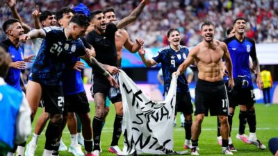 Arjantin, 2026 FIFA Dünya Kupası'ndaki zaferini kutlarken açtığı pankart nedeniyle
