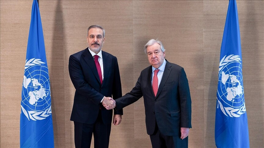 Dışişleri Bakanı Hakan Fidan, uluslararası meseleler üzerine görüşmek üzere BM
