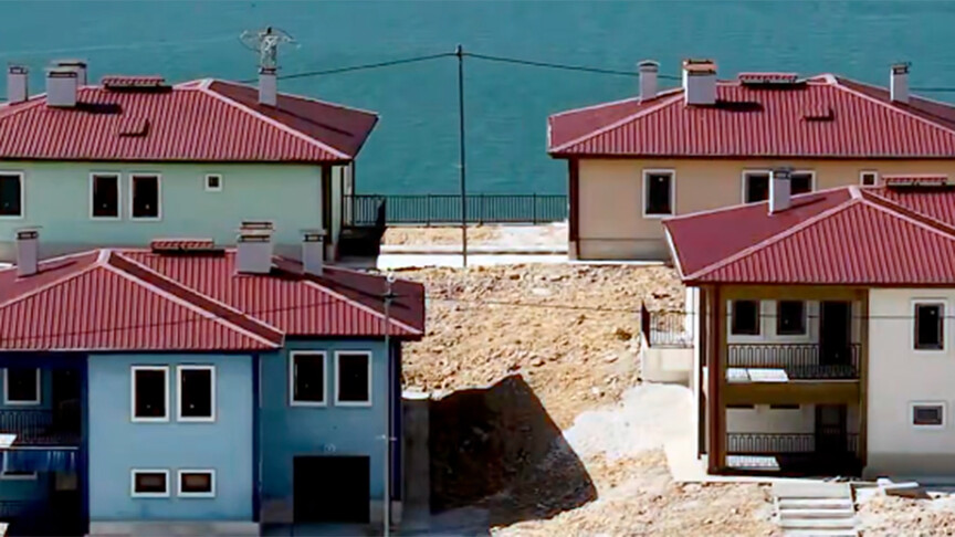 6 Şubat depremleri sonrası Adıyaman'da inşa edilen köy evleri, yeniden