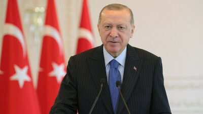 Cumhurbaşkanı Erdoğan, Letonya Cumhurbaşkanı Rinkevics ve İspanya Başbakanı Sanchez ile