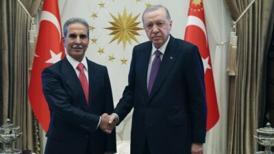 Cumhurbaşkanı Erdoğan, Irak Yüksek Yargı Konseyi Başkanı Faik Zeydan'ı kabul