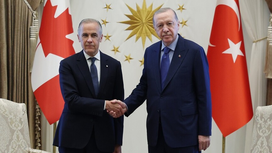 Cumhurbaşkanı Erdoğan, Kanada ile ilişkileri güçlendirmek amacıyla Başbakan Carney'i kabul