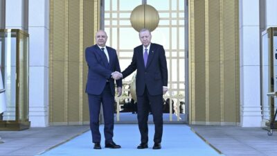 Cumhurbaşkanı Erdoğan, Lübnan Cumhurbaşkanı Joseph Avn'ı Türkiye'de resmi bir törenle
