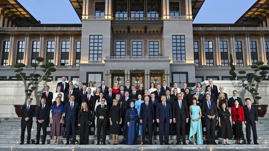 Cumhurbaşkanı Recep Tayyip Erdoğan ve eşi Emine Erdoğan, 36. NATO