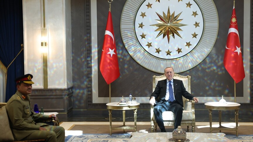 Cumhurbaşkanı Erdoğan, Pakistan Savunma Kuvvetleri Komutanı Mareşal Syed Asim Munir