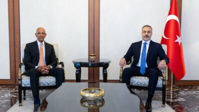 Dışişleri Bakanı Hakan Fidan, ABD'nin Ankara Büyükelçisi Tom Barrack ile