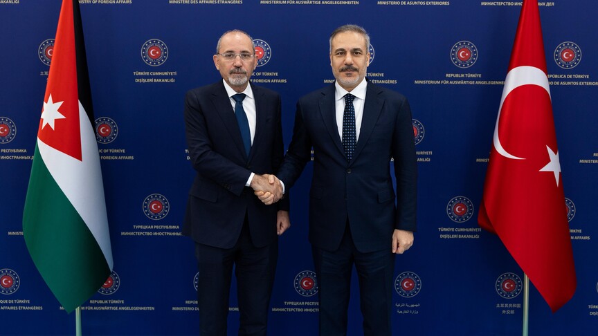 Dışişleri Bakanı Hakan Fidan, Ürdün Dışişleri Bakanı Eymen es-Safedi ile