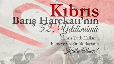 Dışişleri Bakanlığı, Kıbrıs Barış Harekatı'nın 52. yıl dönümünü kutlayarak, Türkiye'nin