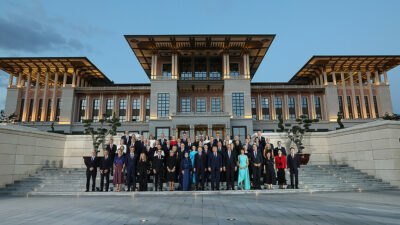 Emine Erdoğan, NATO Zirvesi'nde liderler ve eşleri için düzenlenen akşam