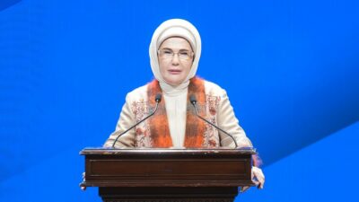 Cumhurbaşkanı Erdoğan'ın eşi Emine Erdoğan, NATO Zirvesi'nde önemli bir temayı