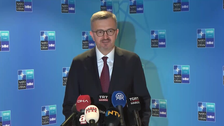 Cumhurbaşkanlığı İletişim Başkanı Burhanettin Duran, NATO 3.0 söylemi çerçevesinde Ankara'da