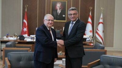 KKTC Cumhurbaşkanı Tufan Erhürman, Milli Savunma Bakanı Yaşar Güler ile