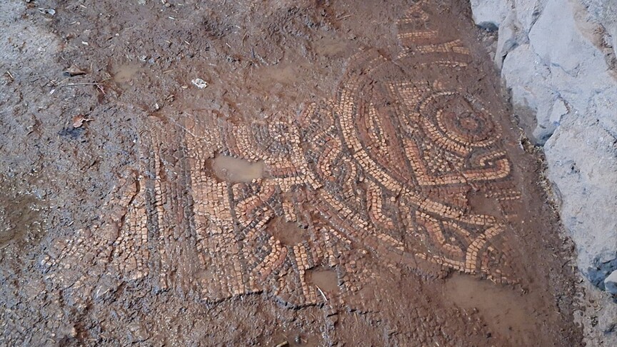 Mardin'de gerçekleştirilen tarihi eser operasyonu, yaklaşık 1500 yıllık bir mozağin