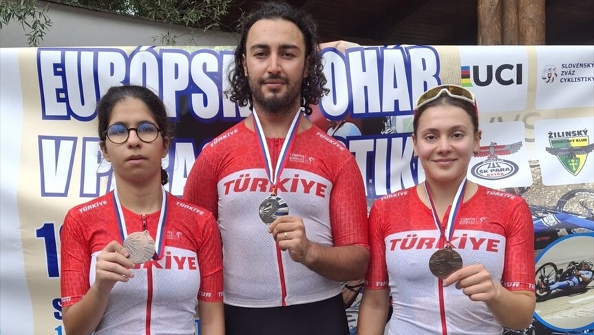 Slovakya'da düzenlenen Para Bisiklet Avrupa Kupası Yol Yarışları, Türk para