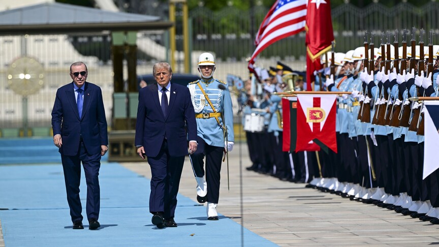 Cumhurbaşkanı Erdoğan, Trump'ı unutulmaz bir törenle ağırladı.