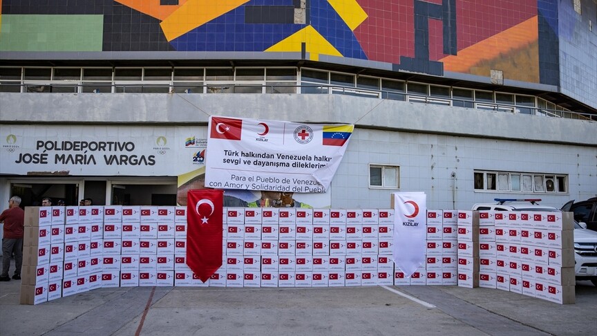 Türk Kızılay, şiddetli depremlerle sarsılan Venezuela'da ihtiyaç sahiplerine 1000 adet