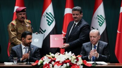 Cumhurbaşkanı Erdoğan ve Irak Başbakanı ez-Zeydi, iki ülke arasındaki iş